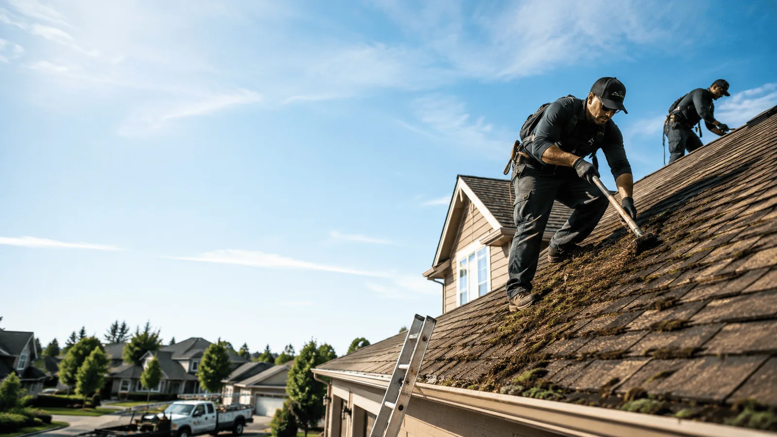 Roof Moss Removal in Tiffin, IA near me